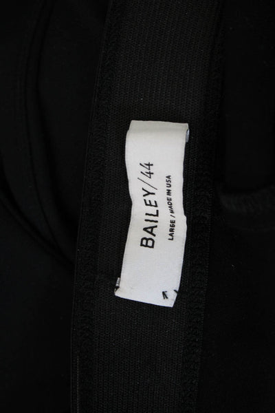 Bailey 44 Women Cropped Black Rayon Pants Pull On Size L