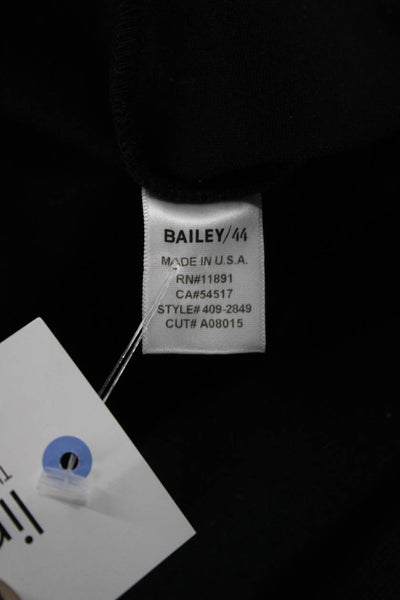 Bailey 44 Women Cropped Black Rayon Pants Pull On Size L
