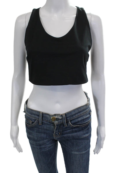 Zella Womens Pullover Sports Bra Black Size Large