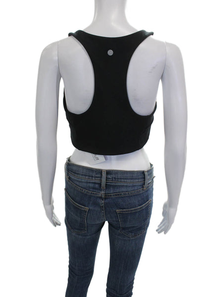 Zella Womens Pullover Sports Bra Black Size Large