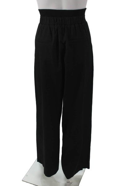 Lioness Women Dress Pants Black 90% Polyester Zip Size XS