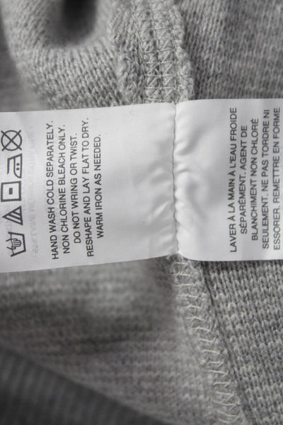 J Crew Women Gray Cropped Pants Extra Fine Merino Cotton Size XS