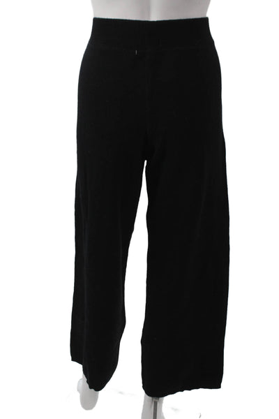 J Crew Women Cropped Black Wool Blend Pants Size S