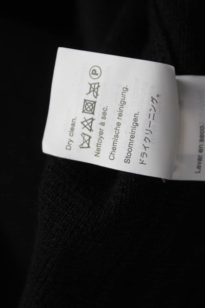 J Crew Women Cropped Black Wool Blend Pants Size S