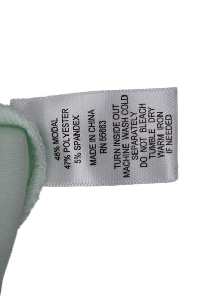 Rachel Zoe Women Basic Sweatshirt Green Crew Neck Long Sleeve Size XS