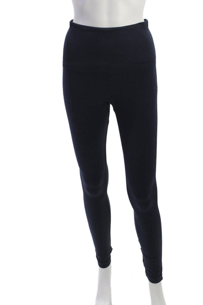 SPANX® Women Ankle Leggings Blue Nylon Size M