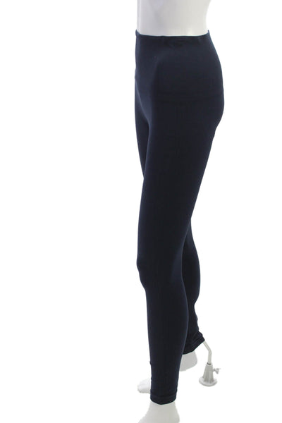 SPANX® Women Ankle Leggings Blue Nylon Size M
