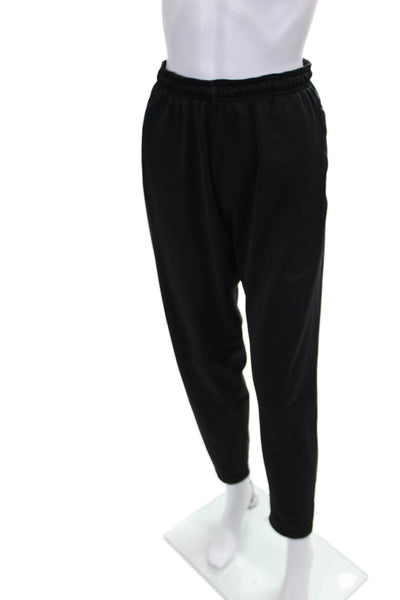 Nike Womens Athletic Elastic Waist Jogger Track Pants Black Size L
