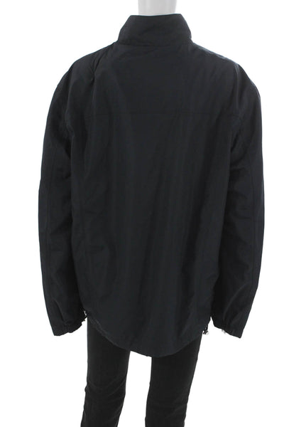 Paul & Shark Mens Windbreaker Black Yachting Polyester Zip Size M