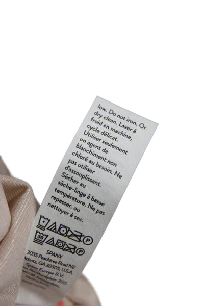 Spanx Womens High Waist Mid Thigh Shapewear Bottoms Beige Size Small
