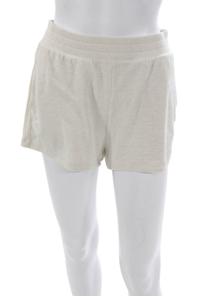 Rag & Bone Womens Sweat Shorts Ivory Size S