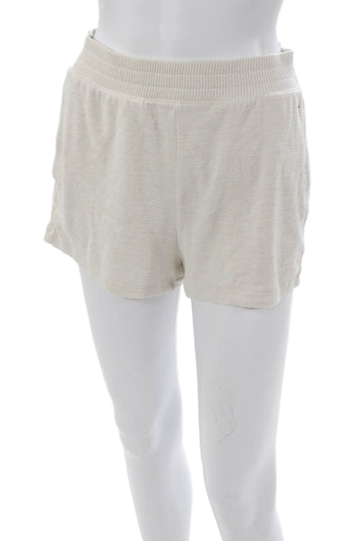 Rag & Bone Womens Sweat Shorts Ivory Size S