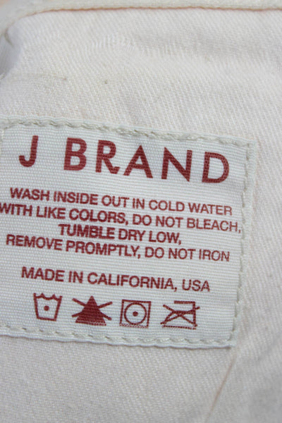 J Brand Womens Cut-Off Shorts Yellow 100% Cotton Size 26
