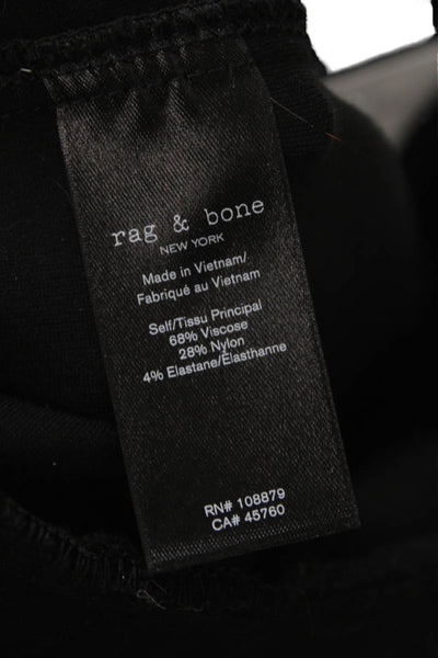 Rag & Bone Womens Ankle Leggings Black Size S