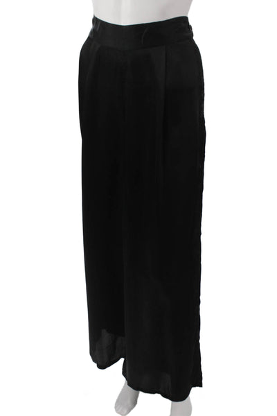 The Great Womens Dress Pants Black Button Viscose Size 28