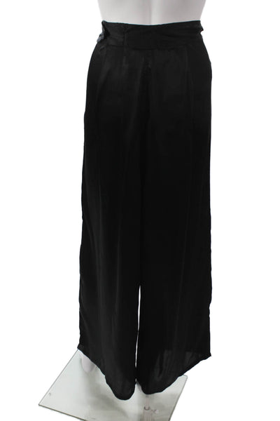 The Great Womens Dress Pants Black Button Viscose Size 28