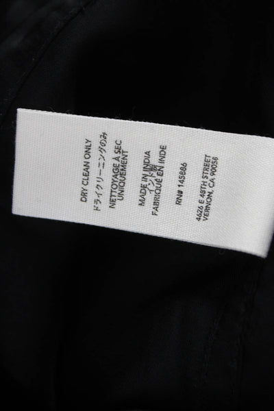 The Great Womens Dress Pants Black Button Viscose Size 28