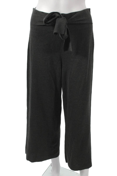 Moth Womens Cropped Gray Wool Pants Size 23