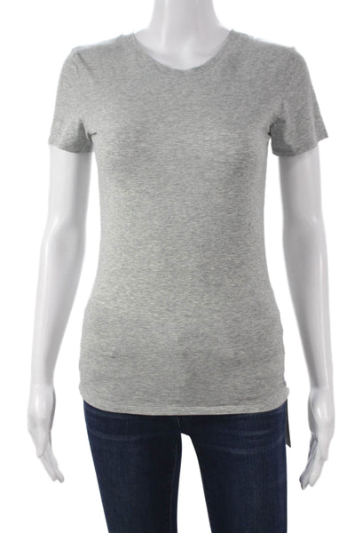 Polo Ralph Lauren Women Basic Gray Short Sleeve T-Shirt 82% Cotton Size S