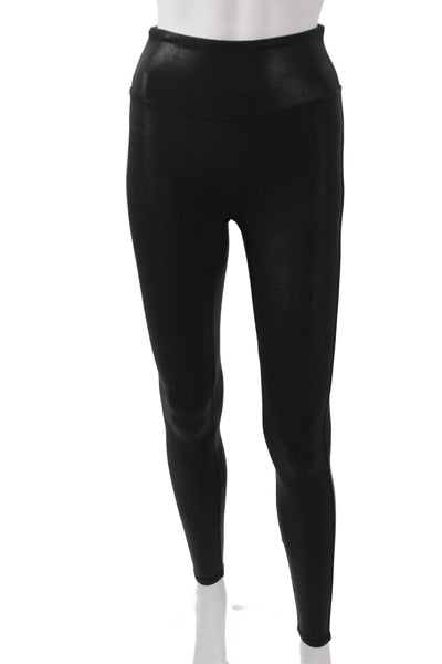 SPANX® Womens Ankle Leggings Black Spandex Petites Size S