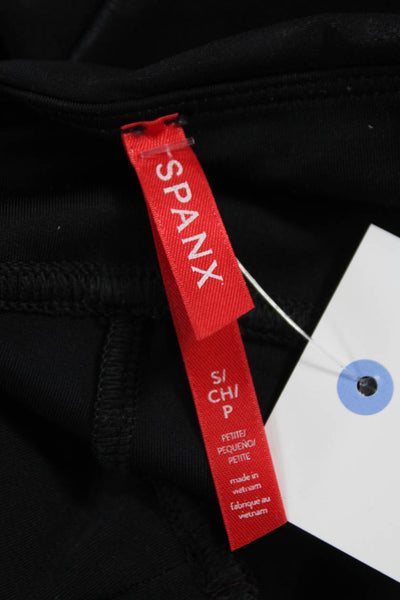SPANX® Womens Ankle Leggings Black Spandex Petites Size S