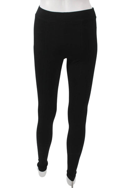 Vince Women Ankle Leggings Black Viscose Size XS