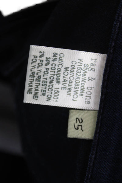 Rag & Bone Womens Skinny High Rise Blue Jeans Size 25