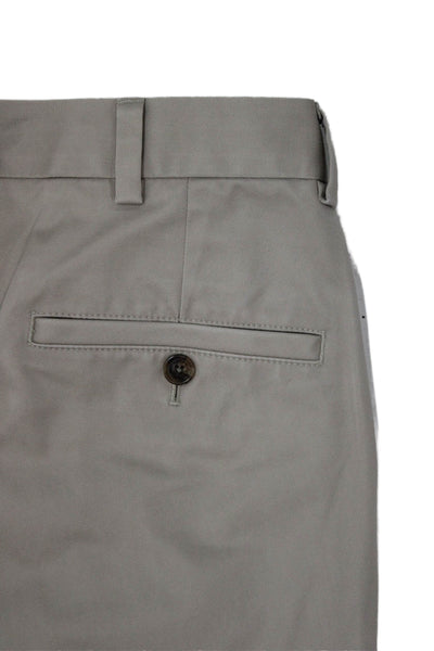 Brooks Brothers Mens Chino Pants Beige Cotton Button Fly Size 31