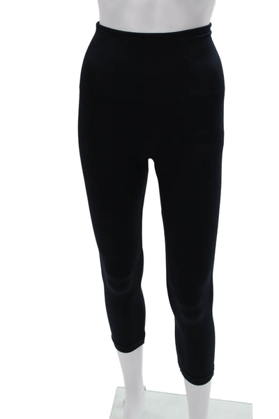 SPANX® Women Capri Leggings Black Nylon Size M
