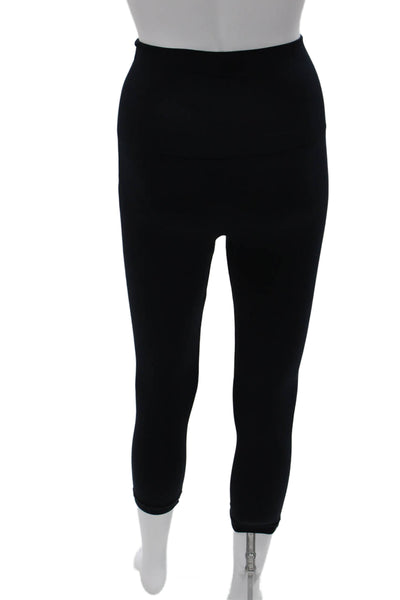SPANX® Women Capri Leggings Black Nylon Size M