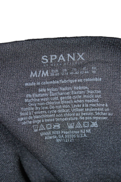 SPANX® Women Capri Leggings Black Nylon Size M