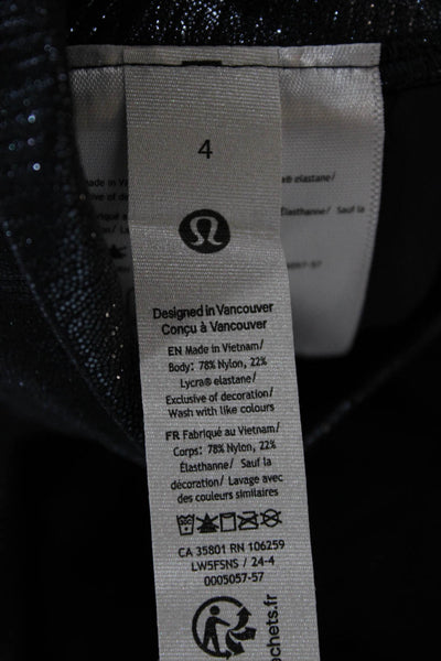Lululemon Womens Ankle Leggings Black Size 4