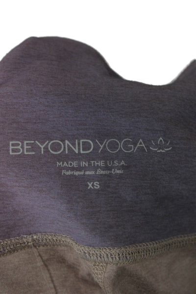 Beyond Yoga Womens Ankle Leggings Multicolor Ombre Polyester Blend Size XS