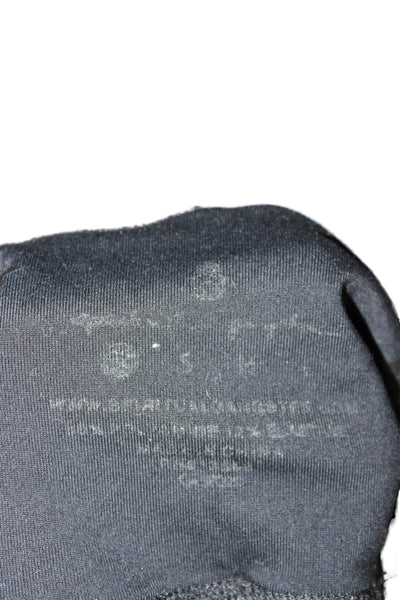 Spiritual Gangster Women Ankle Leggings Black Stars Size XS