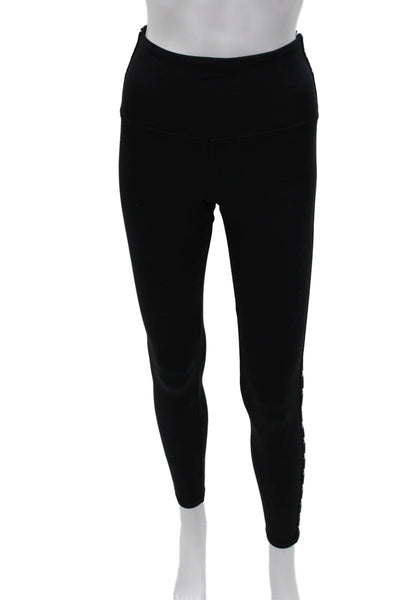 Strut This Womens Ankle Leggings Black Polyester Stars Size One Size
