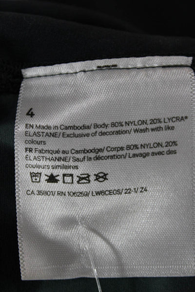 Lululemon Women Cropped Leggings Multicolor Tie Dye Nylon Lycra Size 4