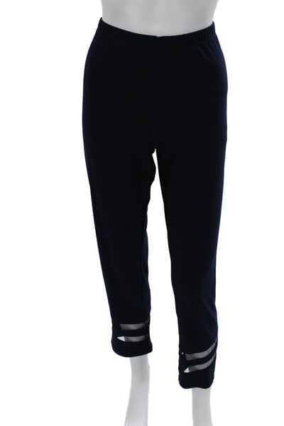 Connie K Women Capri Leggings Blue Size XL