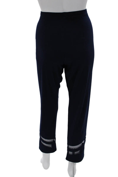 Connie K Women Capri Leggings Blue Size XL