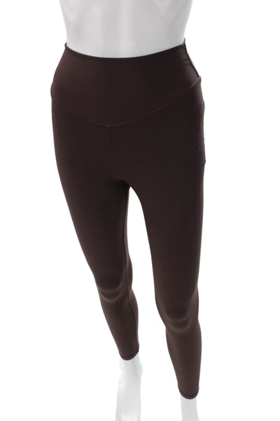 The Upside Womens Ankle Leggings Brown Size 4
