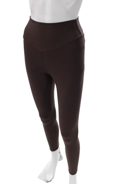 The Upside Womens Ankle Leggings Brown Size 4