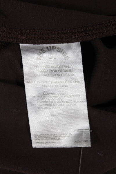The Upside Womens Ankle Leggings Brown Size 4
