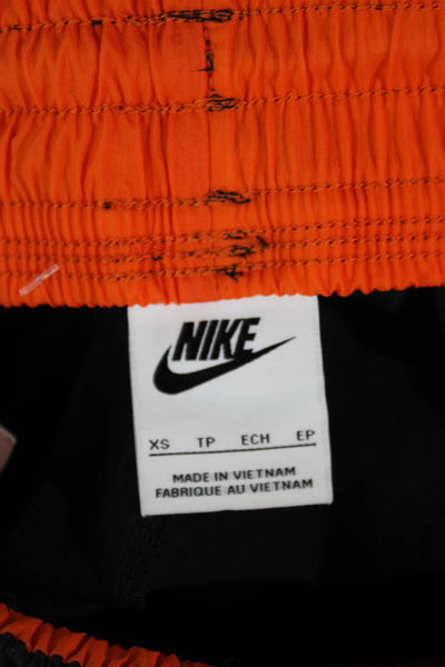 Nike Mens Black Nylon Jogger Pants Drawstring Size XS