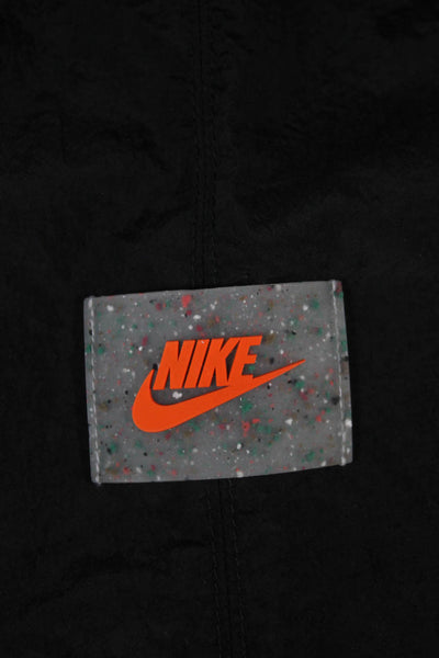 Nike Mens Black Nylon Jogger Pants Drawstring Size XS