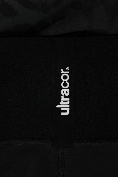 Ultracor Womens Black Leopard Ankle Leggings Size S
