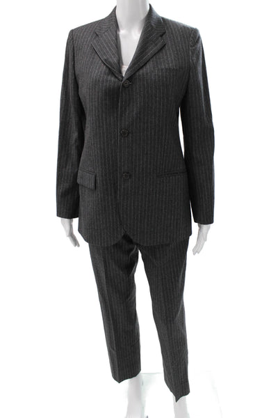 Polo Ralph Lauren Women's Long Sleeves Two Piece Pinstripe Suit Size 18