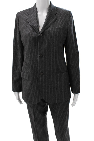 Polo Ralph Lauren Women's Long Sleeves Two Piece Pinstripe Suit Size 18