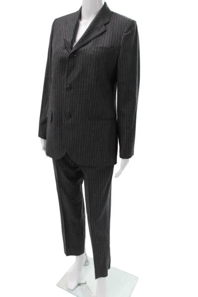 Polo Ralph Lauren Women's Long Sleeves Two Piece Pinstripe Suit Size 18