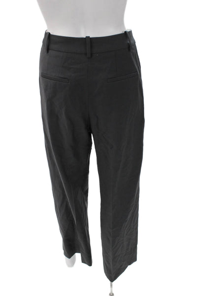 Loulou Studio Women Dress Pants Black Zip 100% Virgin Wool Size XS