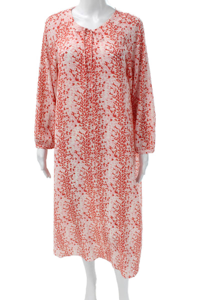 & Other Stories Women Kaftan Dress Multicolor Floral Long Sleeve Size 6