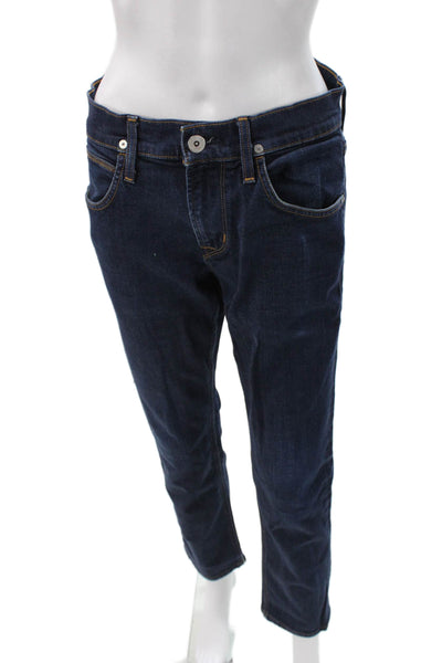 Hudson Mens Straight Blue Jeans Button Mid Rise Cotton Blend Size 30